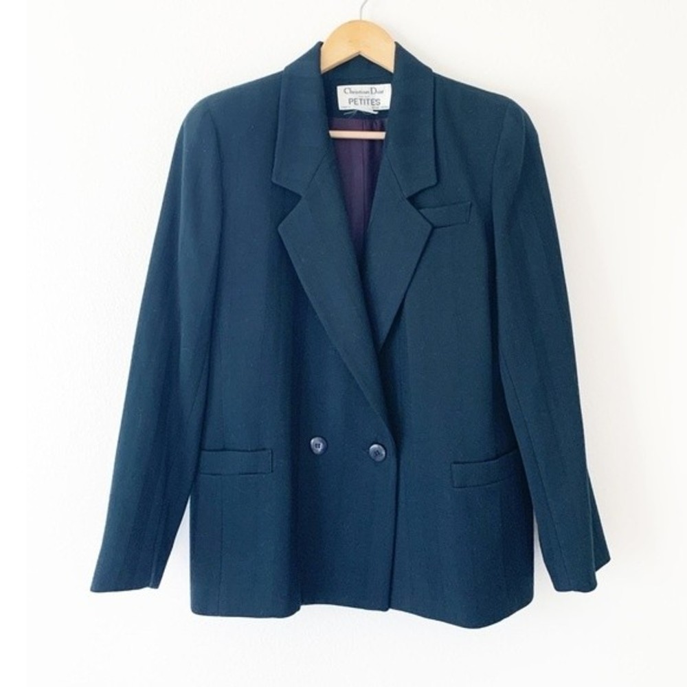 Christian Dior 100% Wool Double Breasted Blazer